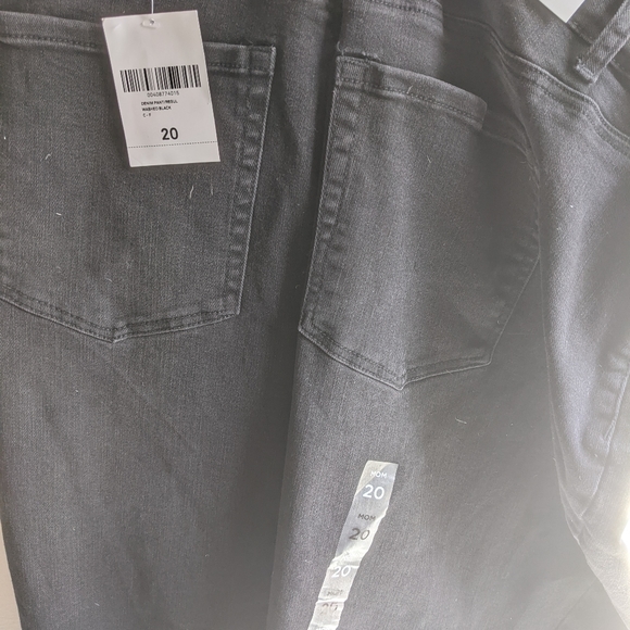 Black Grunge Mom Jeans Plus Size Stretch size 20 - Picture 3 of 6